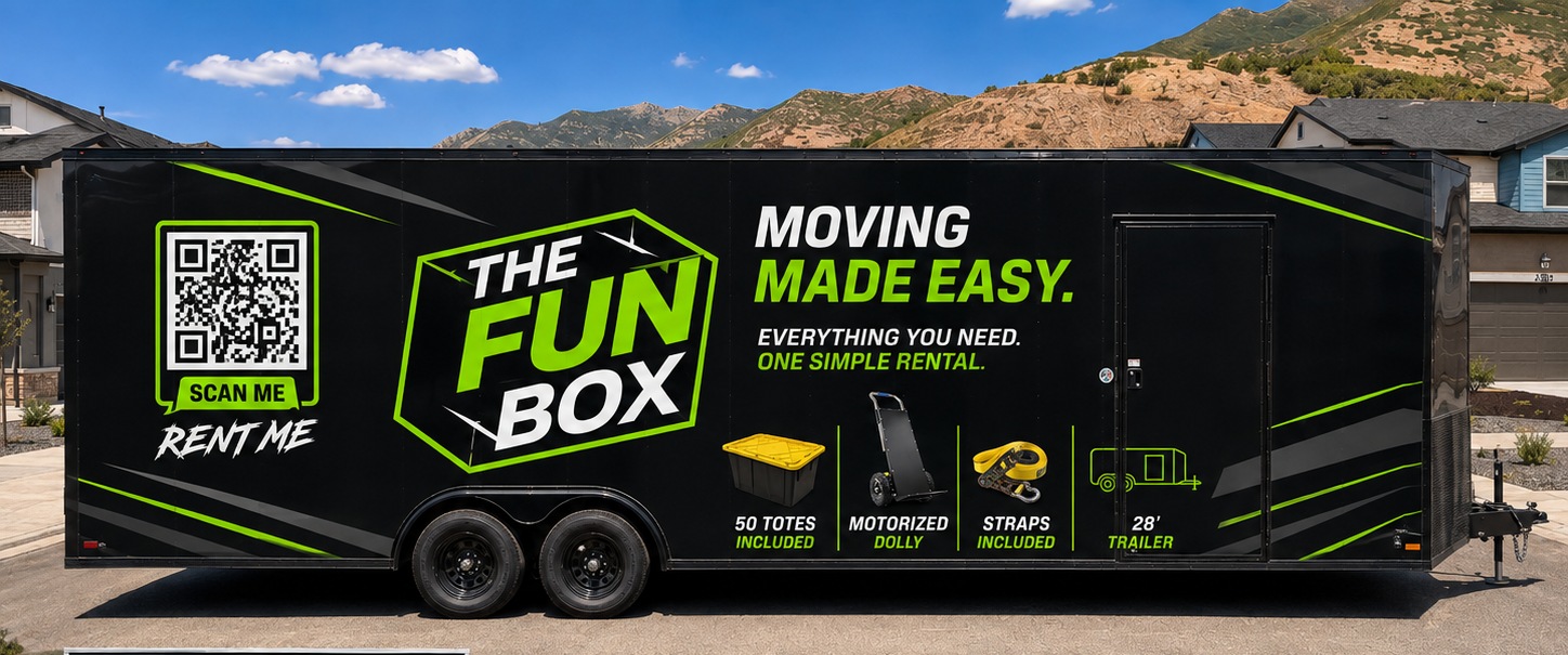 The Fun Box trailer wrap